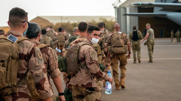 Французский контингент операции Бархан на военной базе Гао в Мали - اسپوتنیک افغانستان  