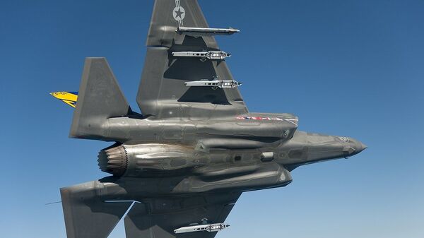 Американский истребитель-бомбардировщик F-35C Lightning II - اسپوتنیک افغانستان  