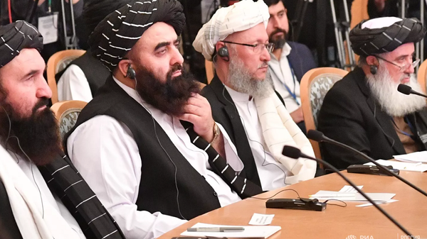 Представители политического совета движения Талибан* . Архивное фото - اسپوتنیک افغانستان  