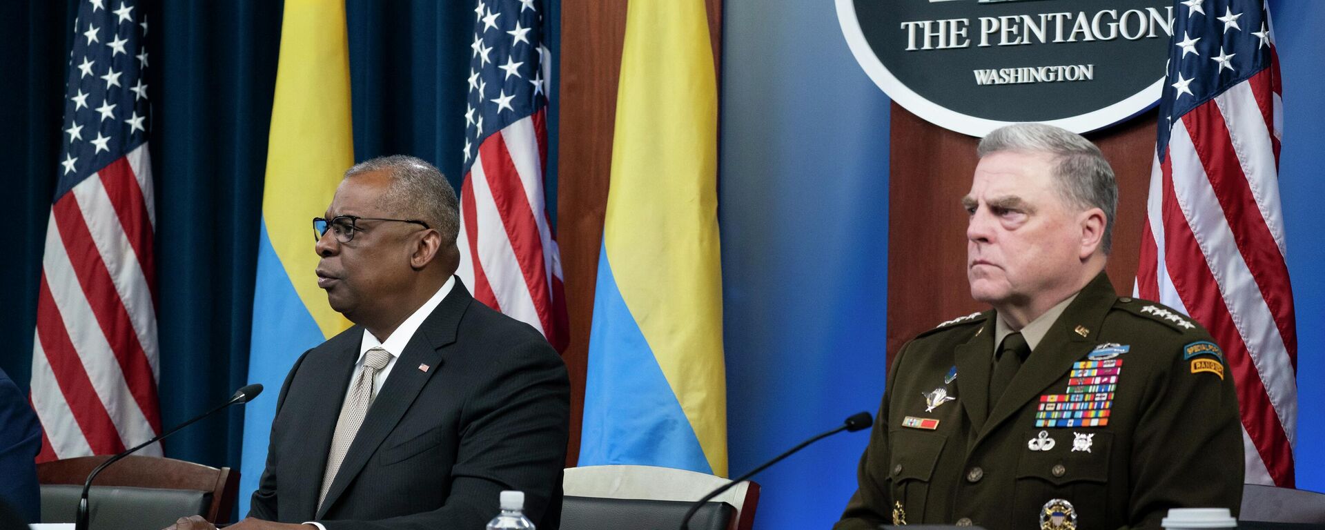 Министр обороны США Остин Ллойд на видеоконференции контактной группы по Украине в Пентагоне - اسپوتنیک افغانستان  , 1920, 29.03.2023