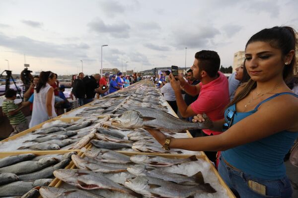 بزرگترین نمایشگاه غذا های دریایی در لبنان. - اسپوتنیک افغانستان  