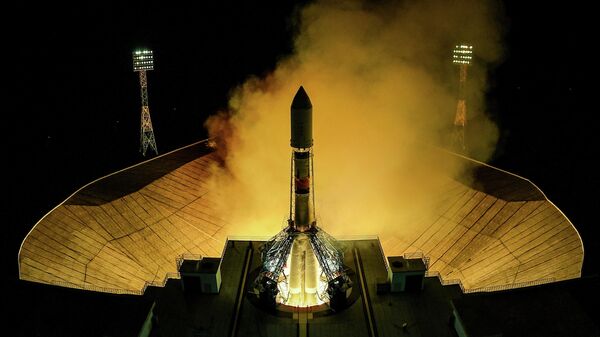 Запуск ракеты-носителя Союз-2.1б с первым спутником группировки Сфера – Скифа-Д на космодроме Восточный - اسپوتنیک افغانستان  