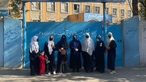 تظاهرات زنان - اسپوتنیک افغانستان  