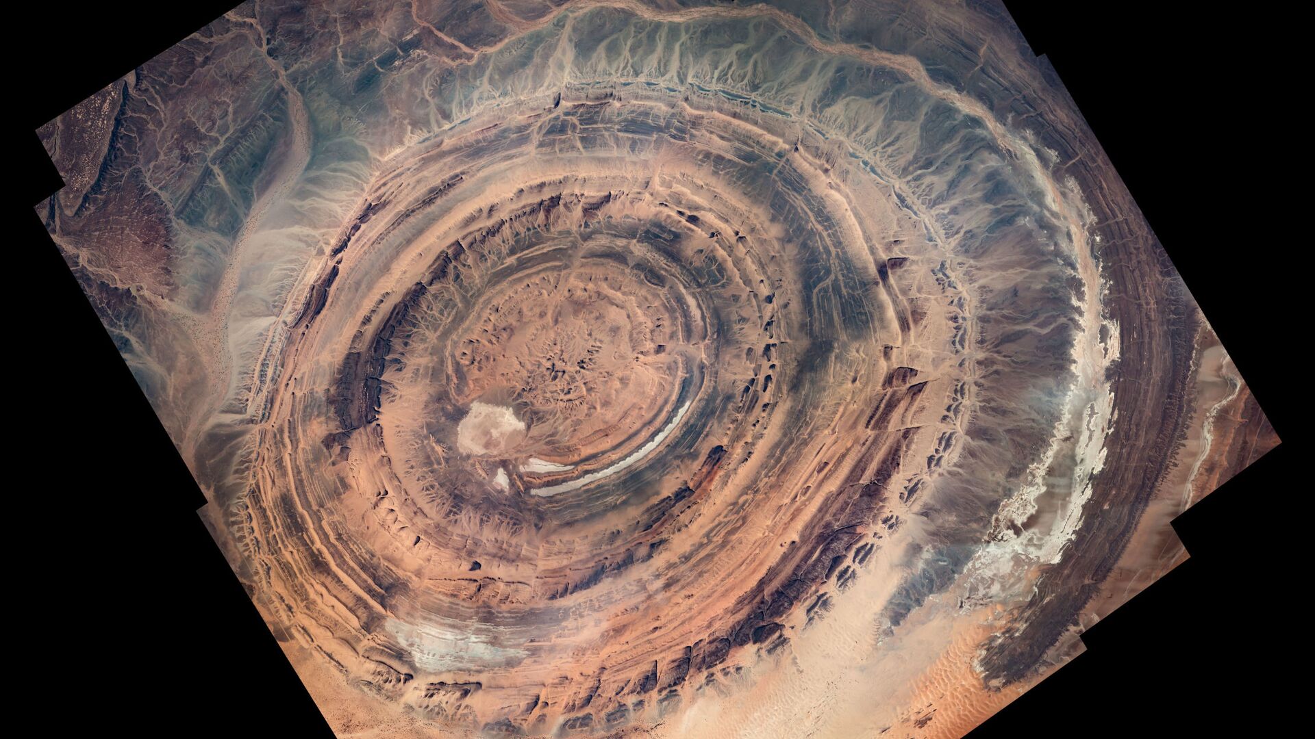 Вид из космоса на геологическое образование «Око Сахары», расположенное в Западной Африке - اسپوتنیک افغانستان  , 1920, 09.11.2022