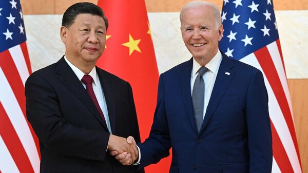 Встреча президента США Джо Байдена и председателя Китайской Народной Республики Си Цзиньпина на полях G20 в Индонезии  - اسپوتنیک افغانستان  