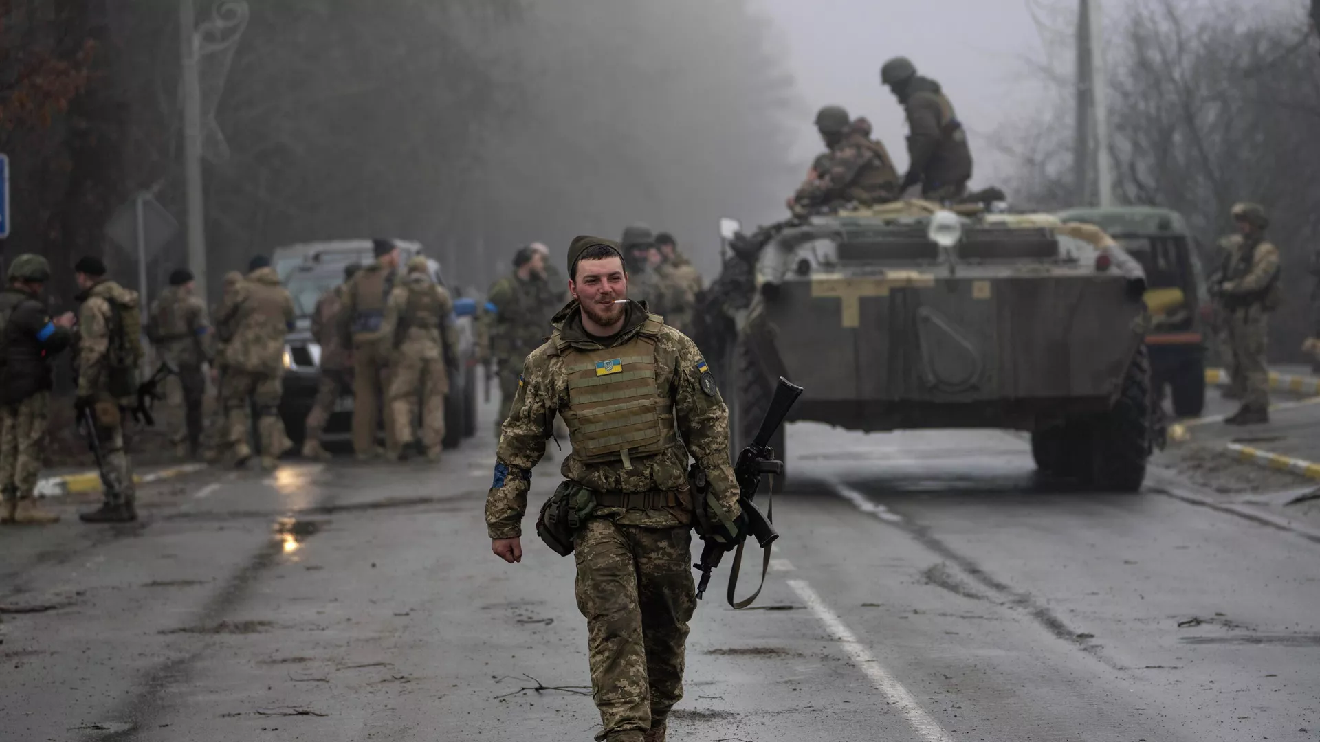 Украинские военнослужащие. Архивное фото