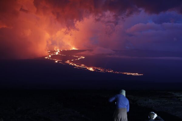 فوران آتشفشان در جزایر هاوایی - اسپوتنیک افغانستان  