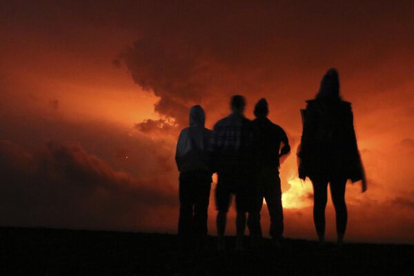 فوران آتشفشان در جزایر هاوایی - اسپوتنیک افغانستان  