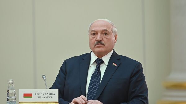 Президент Белоруссии Александр Лукашенко на неформальном саммите руководителей государств - участников СНГ - اسپوتنیک افغانستان  
