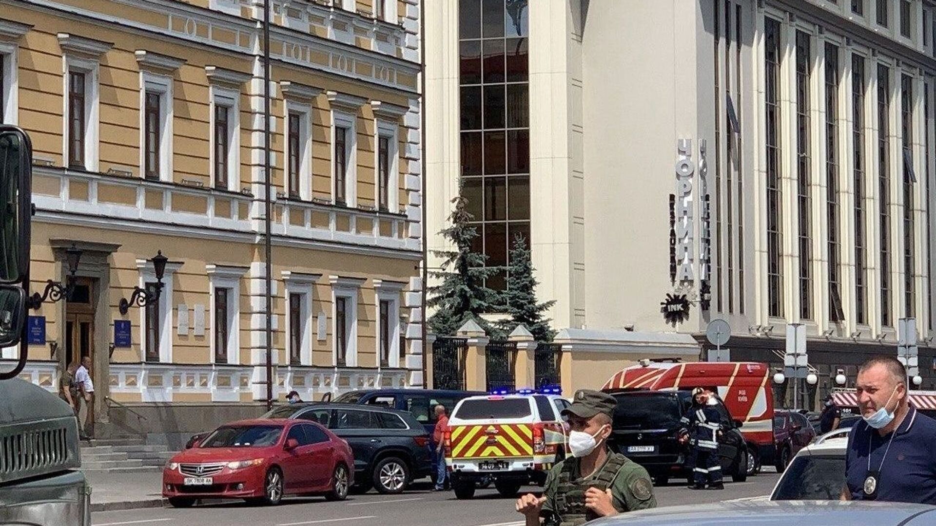 عملية القبض على محتجز الرهائن بإحدى البنايات في العاصمة كييف، أوكرانيا 8 أغسطس 2020 - اسپوتنیک افغانستان  , 1920, 14.12.2022