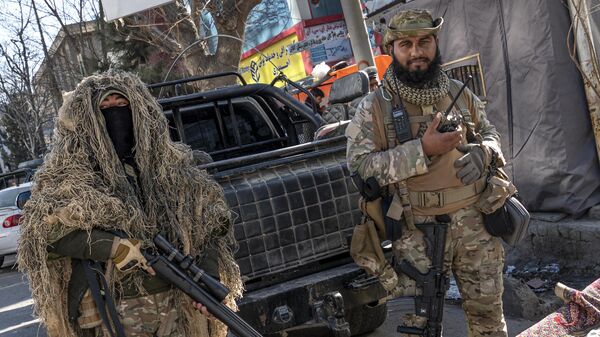 Сотрудники службы безопасности Талибана в Кабуле - اسپوتنیک افغانستان  