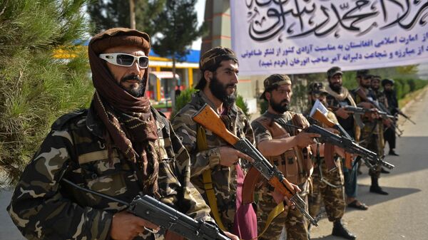 Боевики Талибан на окраине Кабула - اسپوتنیک افغانستان  