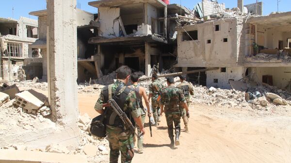 Syrian army at village of Salma and city of Zabadani - اسپوتنیک افغانستان  