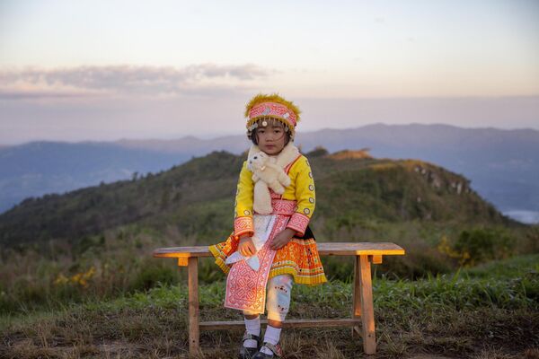 دختری با لباس محلی، چیانگ رای، تایلند. - اسپوتنیک افغانستان  