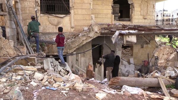 حي الحمدانية، حلب، سوريا 2 أبريل 2020 - اسپوتنیک افغانستان  