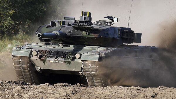 Танк Leopard 2 на демонстрационном мероприятии, Германия - اسپوتنیک افغانستان  