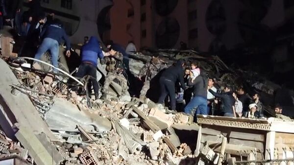 Разрушения после землетрясения в турецком Диярбакыре - اسپوتنیک افغانستان  