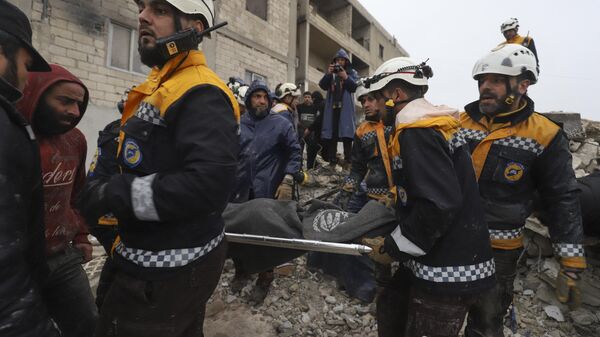 Жертвы землетрясения в сирийской Зардане - اسپوتنیک افغانستان  