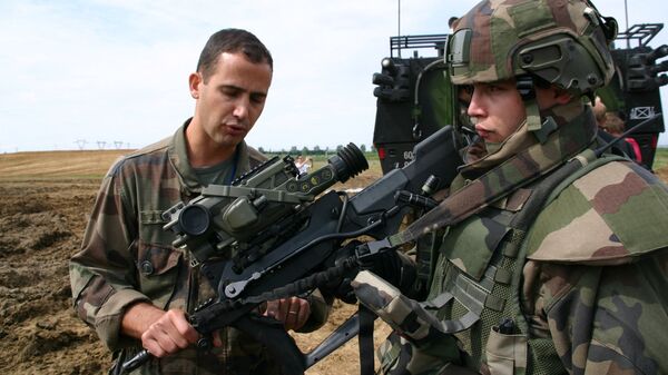 Французские солдаты будущего - комплект Felin - اسپوتنیک افغانستان  