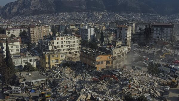 Разрушения в Антакье вследствие землетрясения в Турции  - اسپوتنیک افغانستان  