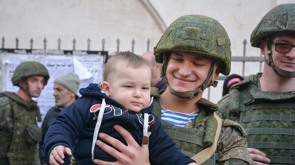 تیم کمک رسانی روسیه در پایگاه حمیمیم - اسپوتنیک افغانستان  