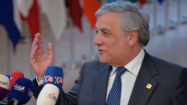 Председатель Европейского парламента Антонио Таяни  - اسپوتنیک افغانستان  