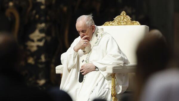 Папа Франциск совершает Святую Мессу для верующих жителей Мьянмы в Ватикане - اسپوتنیک افغانستان  