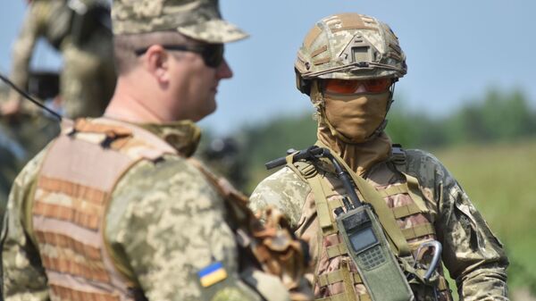 Во время тактических учений украинских военных на Яворивском полигоне во Львовской области - اسپوتنیک افغانستان  