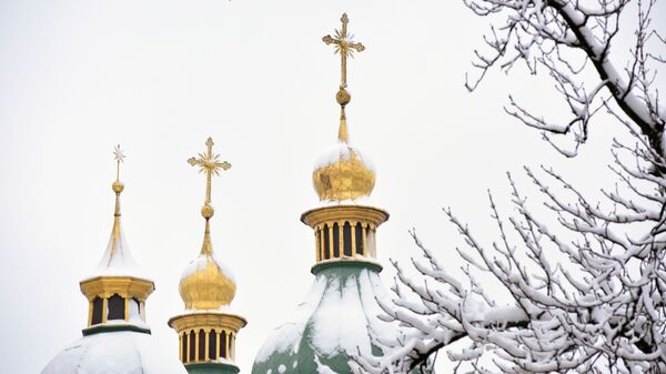 Купола Софийского собора (XI век) в Киеве - اسپوتنیک افغانستان  