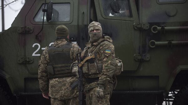Украинские солдаты в Авдеевке  - اسپوتنیک افغانستان  