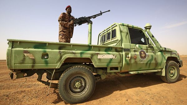 Военнослужащий армии Судана во время учений  - اسپوتنیک افغانستان  