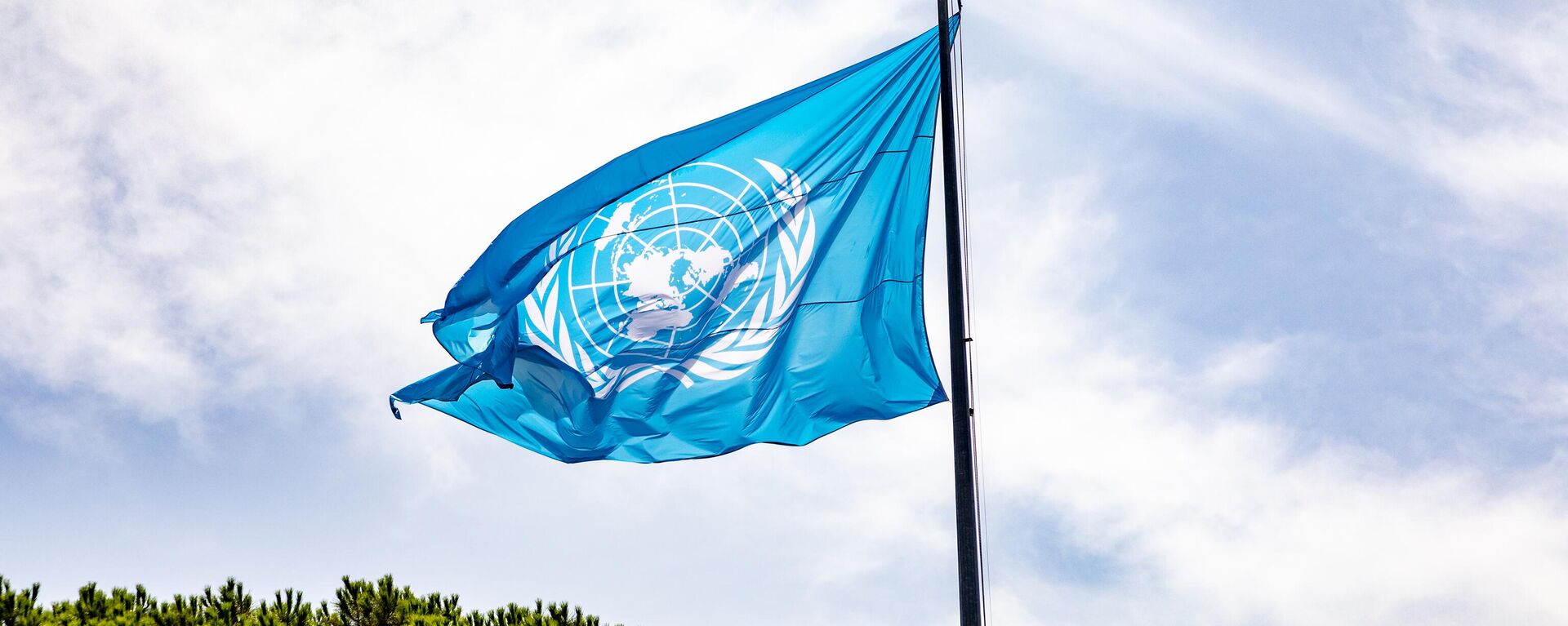 Флаг Организации Объединенных Наций в Риме, Италия - اسپوتنیک افغانستان  , 1920, 18.05.2023