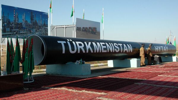 Торжественное открытие строительства газопровода из Туркменистана в Китай (30 августа 2007). Туркменабат - اسپوتنیک افغانستان  