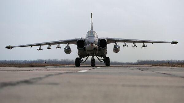 Летно-тактические учения штурмовиков Су-25 в Краснодарском крае - اسپوتنیک افغانستان  