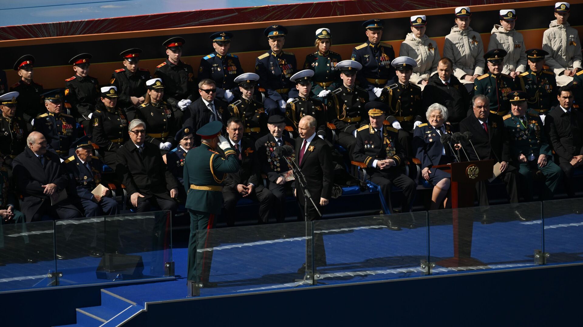 Президент РФ В. Путин принял участие в параде Победы в Москве - اسپوتنیک افغانستان  , 1920, 09.05.2023