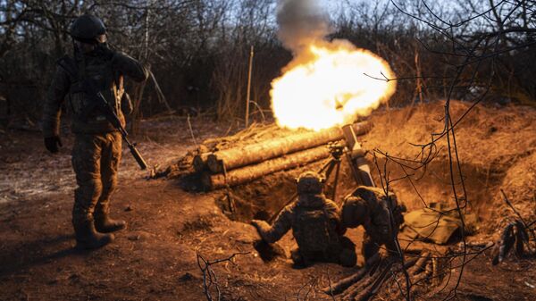 Украинские военные под Артемовском - اسپوتنیک افغانستان  