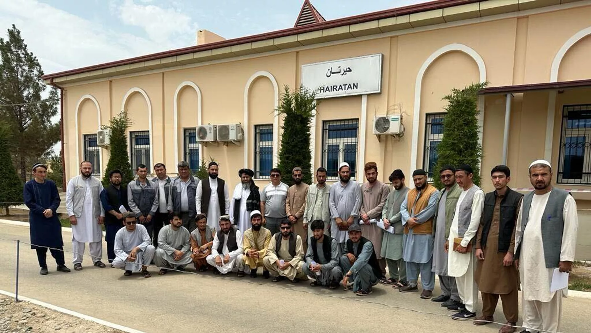 کارمندان خط ریل افغانستان