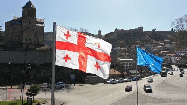 Вид на Тбилиси, Грузия - اسپوتنیک افغانستان  