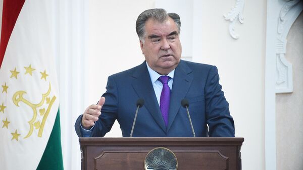 Президент Таджикистана Эмомали Рахмон - اسپوتنیک افغانستان  