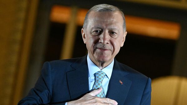 Действующий президент Турции Реджеп Тайип Эрдоган в Анкаре - اسپوتنیک افغانستان  