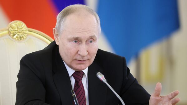 Президент РФ Владимир Путин проводит заседание высшего Евразийского экономического совета - اسپوتنیک افغانستان  
