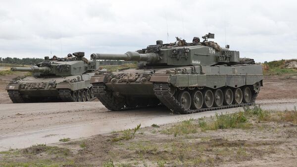 Немецкий танк  Leopard 2 A4M - اسپوتنیک افغانستان  