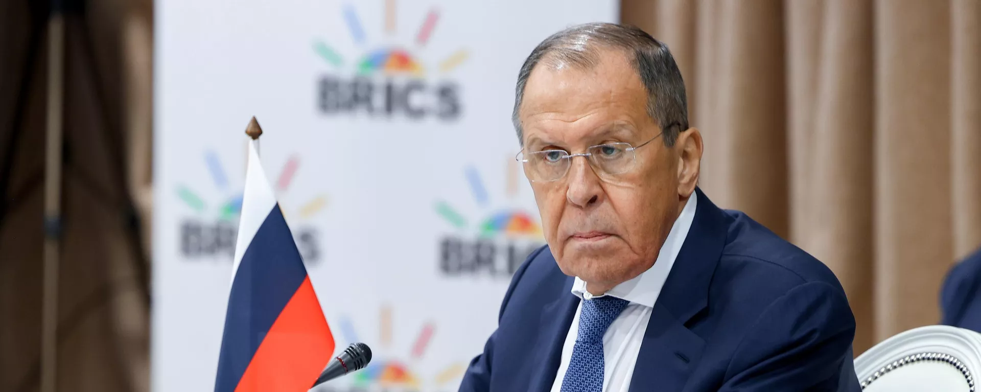 Министр иностранных дел РФ Сергей Лавров во время заседания совета министров иностранных дел стран - участниц БРИКС в Кейптауне - اسپوتنیک افغانستان  , 1920, 30.06.2023