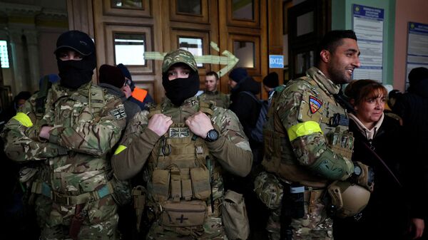 Иностранные наемники во Львове, Украина - اسپوتنیک افغانستان  