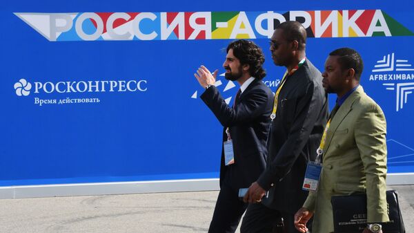 Участники экономического форума Россия - Африка в Сочи - اسپوتنیک افغانستان  