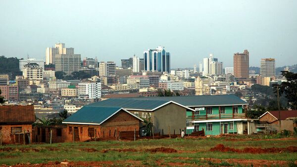 Вид на город Кампала в Уганде  - اسپوتنیک افغانستان  