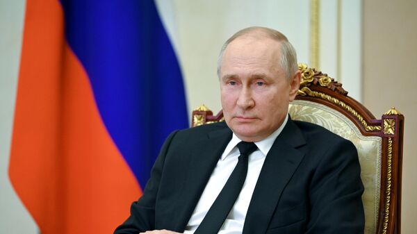 Президент РФ В. Путин провел совещание Совбеза РФ - اسپوتنیک افغانستان  