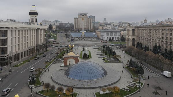 Вид на площадь Независимости в Киеве, Украина, четверг, 10 ноября 2022 г. - اسپوتنیک افغانستان  