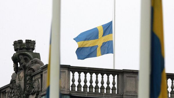 Флаг Швеции, фото из архива - اسپوتنیک افغانستان  