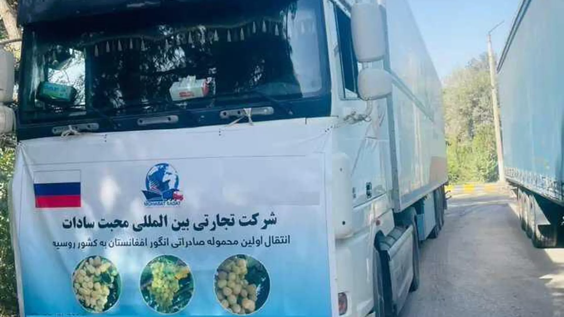 فرستادن نخستین بار انگور افغانستان به روسیه